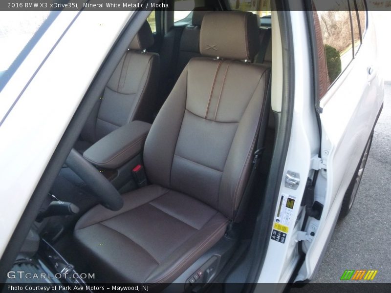 Mineral White Metallic / Mocha 2016 BMW X3 xDrive35i