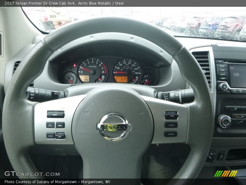 Arctic Blue Metallic / Steel 2017 Nissan Frontier SV Crew Cab 4x4