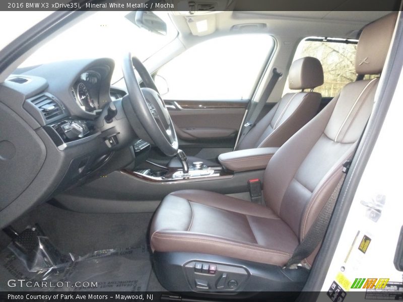 Mineral White Metallic / Mocha 2016 BMW X3 xDrive35i