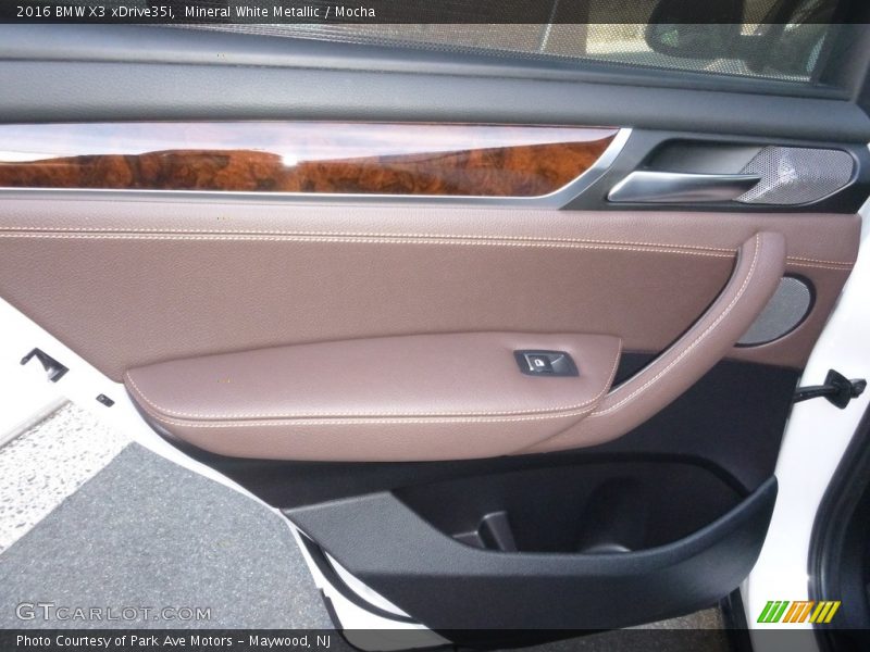 Mineral White Metallic / Mocha 2016 BMW X3 xDrive35i