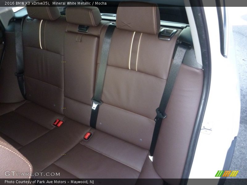 Mineral White Metallic / Mocha 2016 BMW X3 xDrive35i