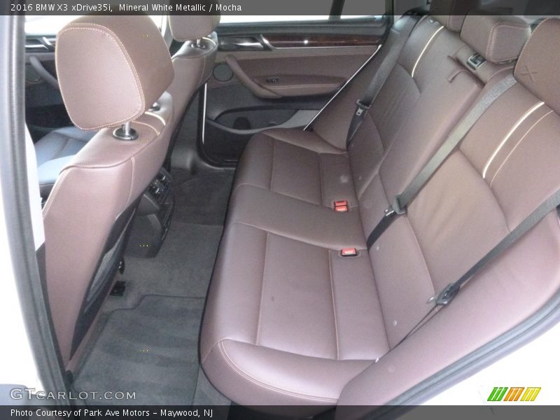 Mineral White Metallic / Mocha 2016 BMW X3 xDrive35i