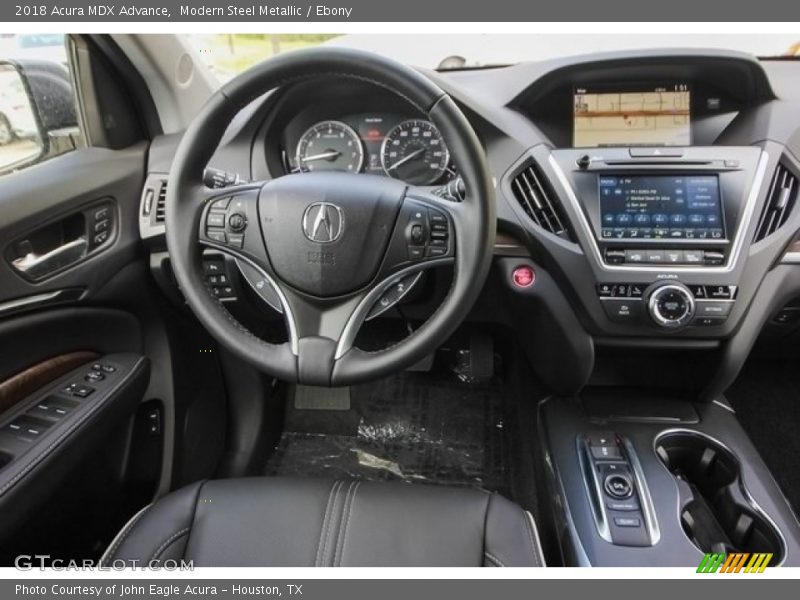 Modern Steel Metallic / Ebony 2018 Acura MDX Advance