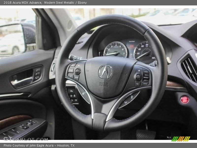 Modern Steel Metallic / Ebony 2018 Acura MDX Advance