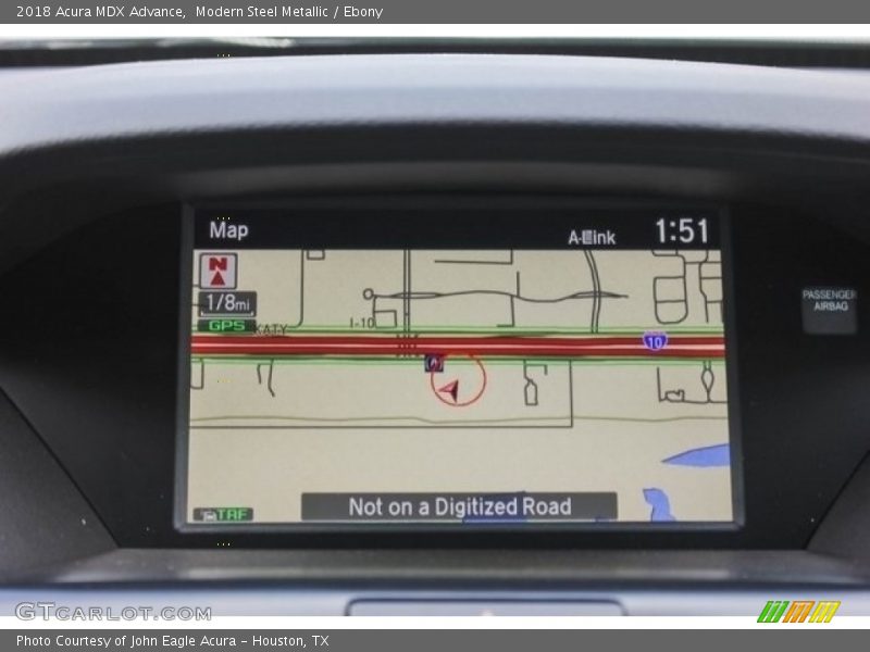 Modern Steel Metallic / Ebony 2018 Acura MDX Advance