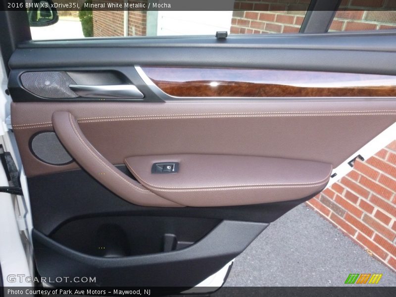Mineral White Metallic / Mocha 2016 BMW X3 xDrive35i