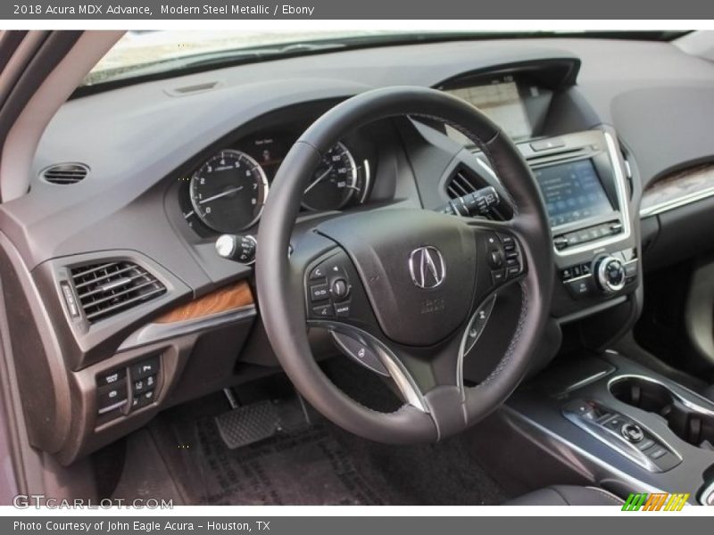 Modern Steel Metallic / Ebony 2018 Acura MDX Advance