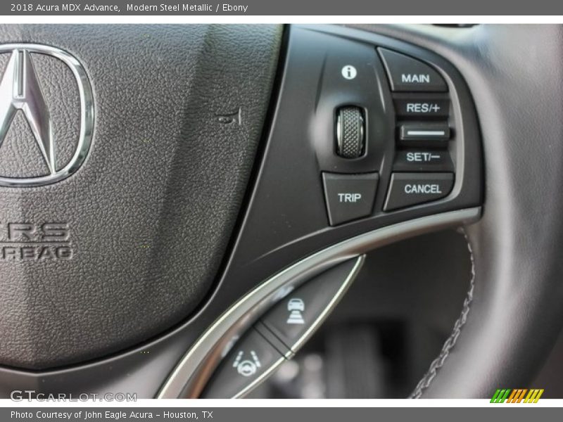 Modern Steel Metallic / Ebony 2018 Acura MDX Advance