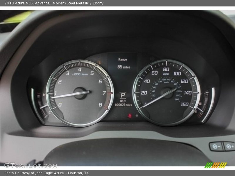 Modern Steel Metallic / Ebony 2018 Acura MDX Advance