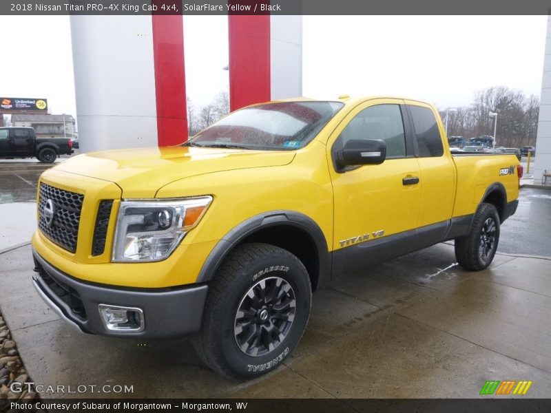  2018 Titan PRO-4X King Cab 4x4 SolarFlare Yellow