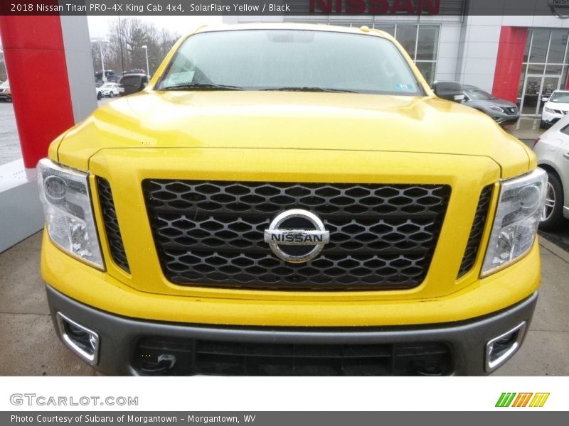 SolarFlare Yellow / Black 2018 Nissan Titan PRO-4X King Cab 4x4