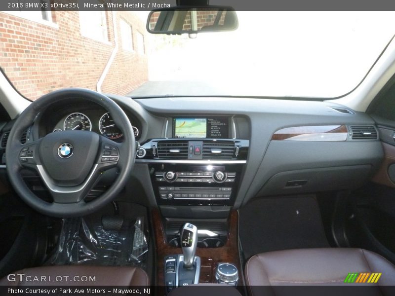Mineral White Metallic / Mocha 2016 BMW X3 xDrive35i