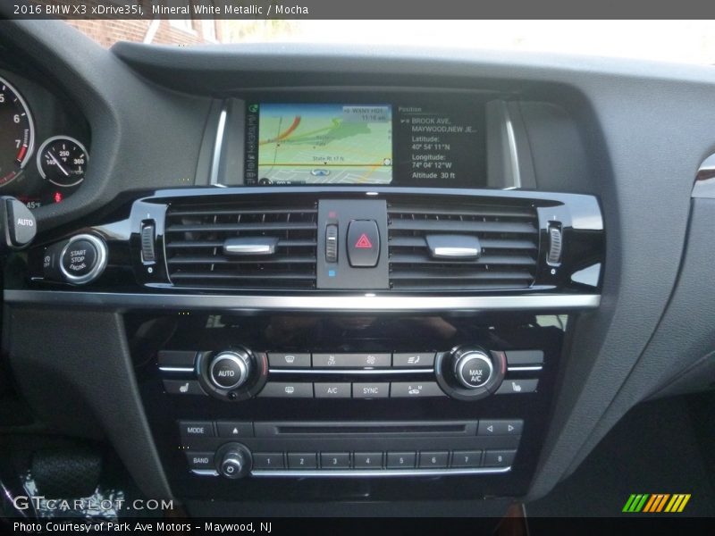 Mineral White Metallic / Mocha 2016 BMW X3 xDrive35i