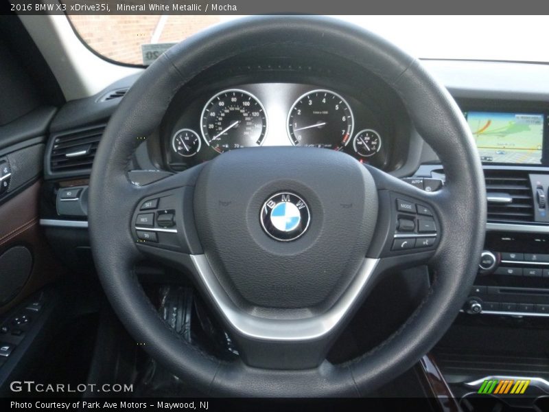 Mineral White Metallic / Mocha 2016 BMW X3 xDrive35i