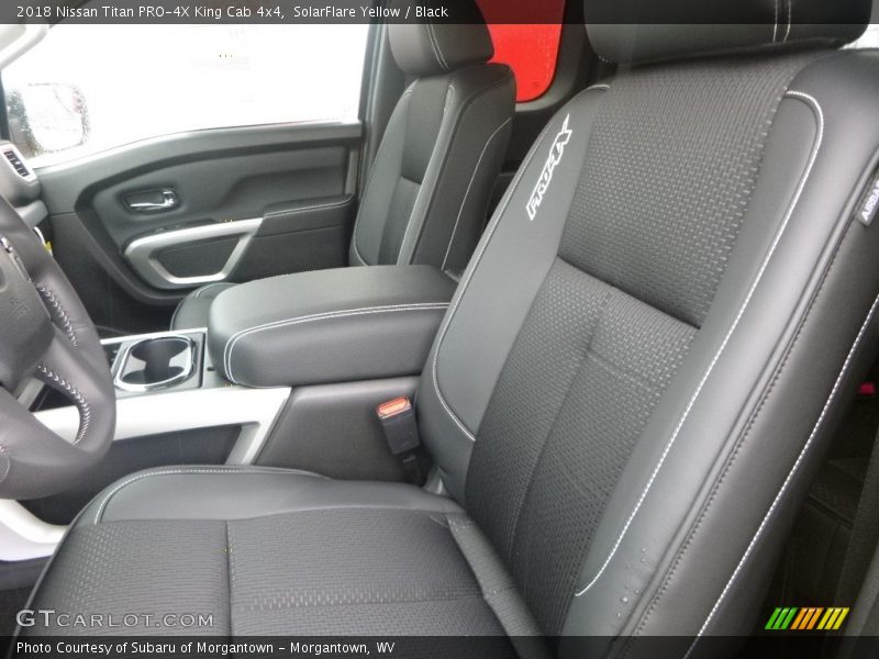 Front Seat of 2018 Titan PRO-4X King Cab 4x4