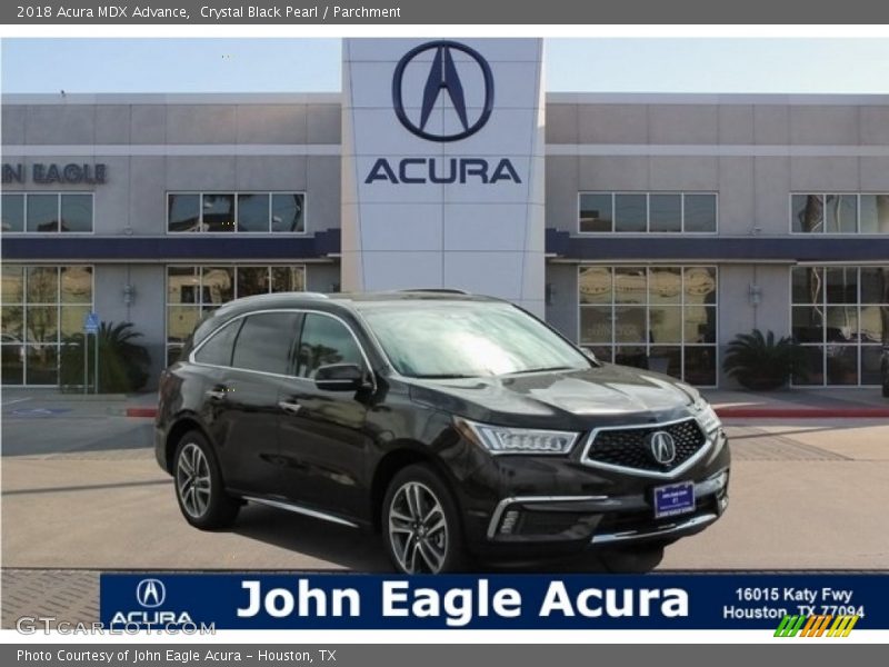 Crystal Black Pearl / Parchment 2018 Acura MDX Advance