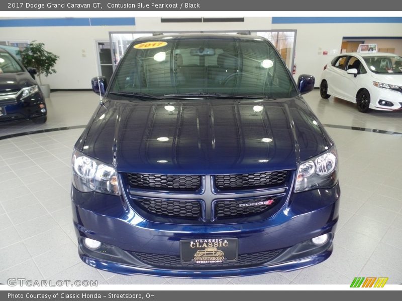 Contusion Blue Pearlcoat / Black 2017 Dodge Grand Caravan GT