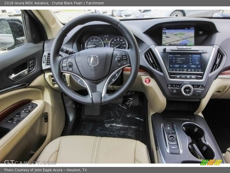 Crystal Black Pearl / Parchment 2018 Acura MDX Advance