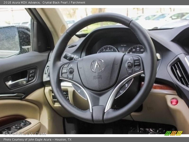 Crystal Black Pearl / Parchment 2018 Acura MDX Advance