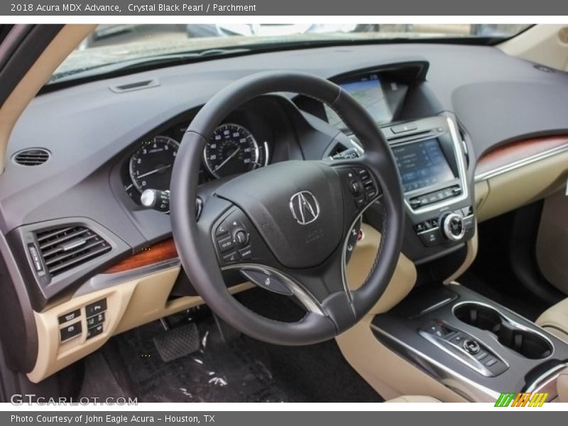 Crystal Black Pearl / Parchment 2018 Acura MDX Advance