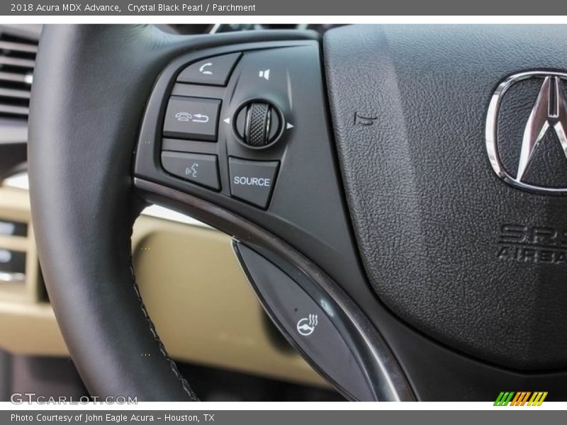 Crystal Black Pearl / Parchment 2018 Acura MDX Advance
