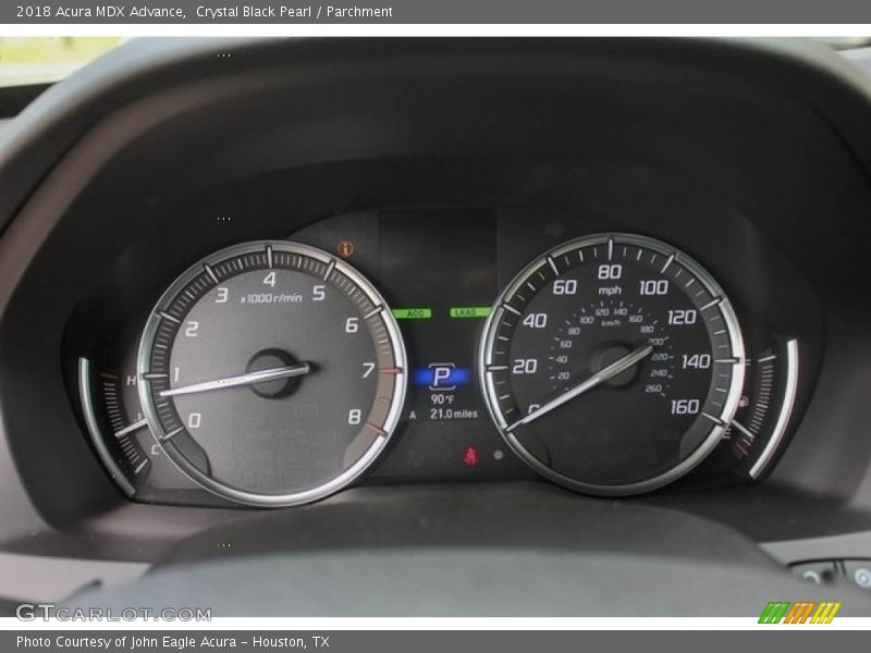 Crystal Black Pearl / Parchment 2018 Acura MDX Advance
