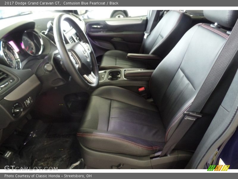 Contusion Blue Pearlcoat / Black 2017 Dodge Grand Caravan GT