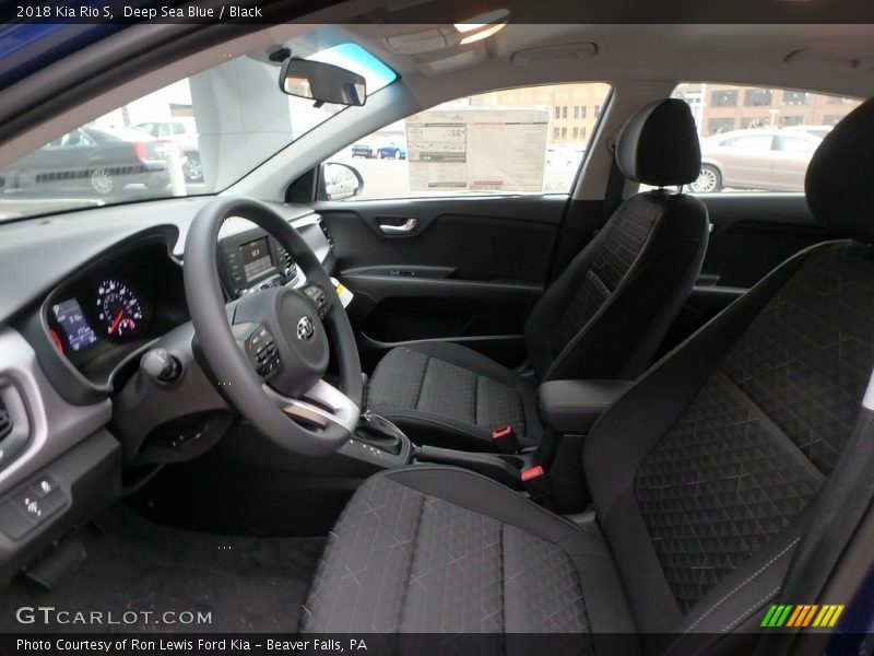  2018 Rio S Black Interior