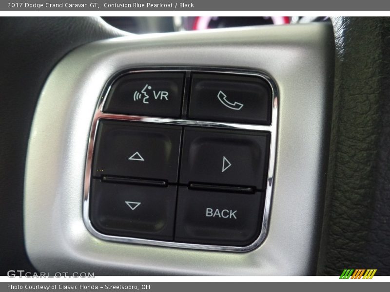 Contusion Blue Pearlcoat / Black 2017 Dodge Grand Caravan GT