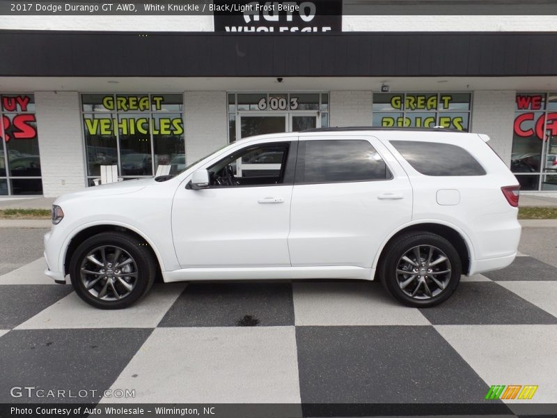 White Knuckle / Black/Light Frost Beige 2017 Dodge Durango GT AWD