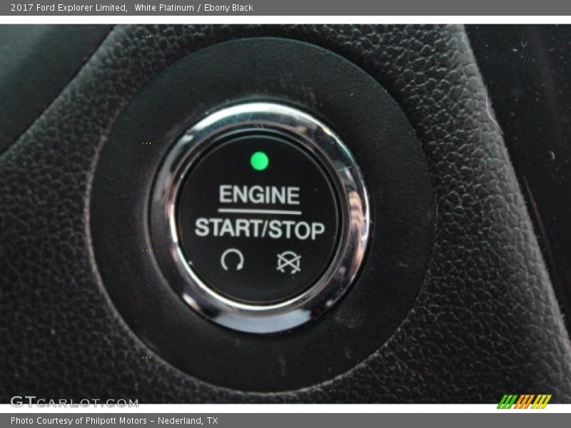 White Platinum / Ebony Black 2017 Ford Explorer Limited