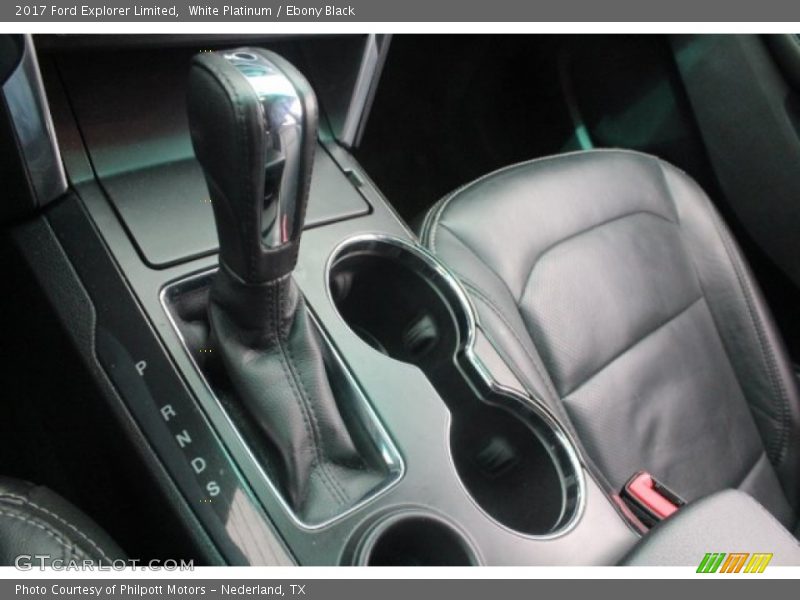 White Platinum / Ebony Black 2017 Ford Explorer Limited