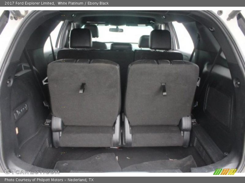 White Platinum / Ebony Black 2017 Ford Explorer Limited