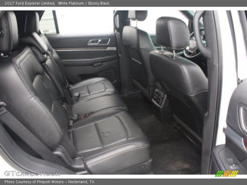White Platinum / Ebony Black 2017 Ford Explorer Limited