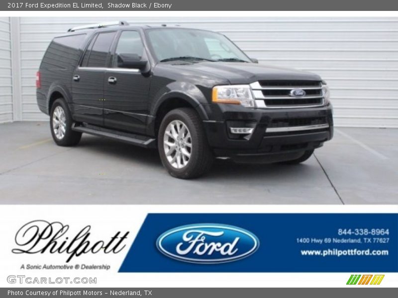 Shadow Black / Ebony 2017 Ford Expedition EL Limited