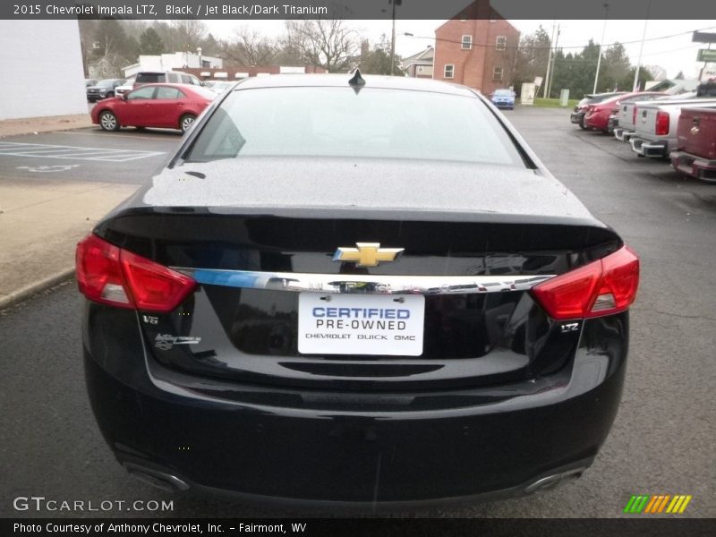 Black / Jet Black/Dark Titanium 2015 Chevrolet Impala LTZ