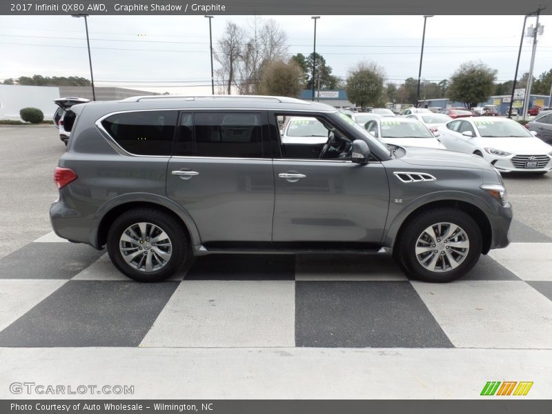 Graphite Shadow / Graphite 2017 Infiniti QX80 AWD