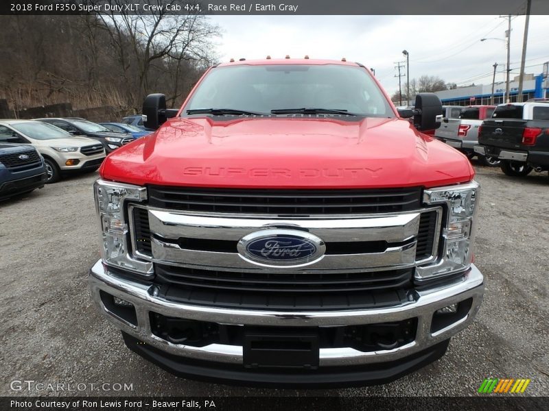 Race Red / Earth Gray 2018 Ford F350 Super Duty XLT Crew Cab 4x4