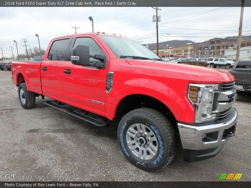 Race Red / Earth Gray 2018 Ford F350 Super Duty XLT Crew Cab 4x4