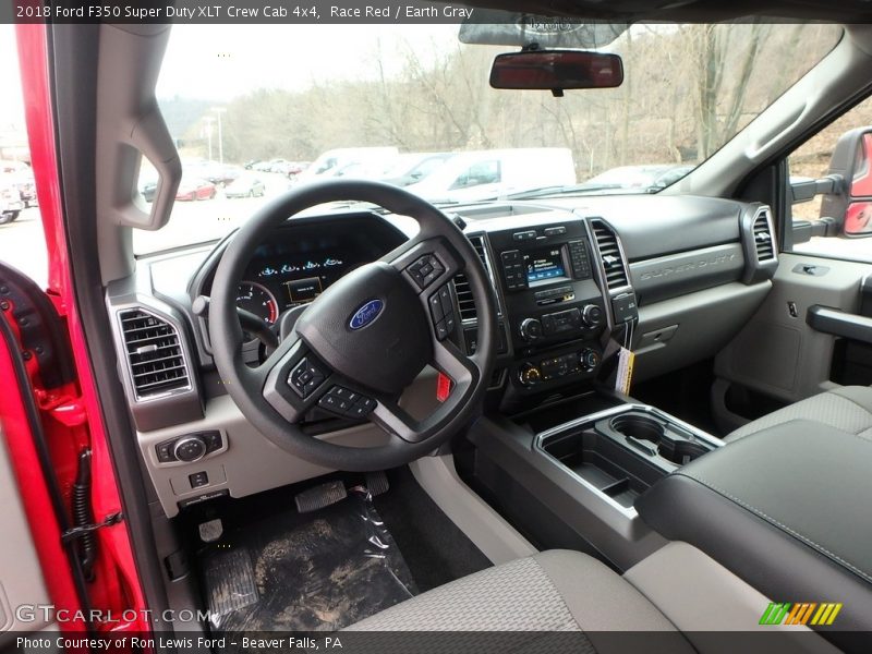 Race Red / Earth Gray 2018 Ford F350 Super Duty XLT Crew Cab 4x4