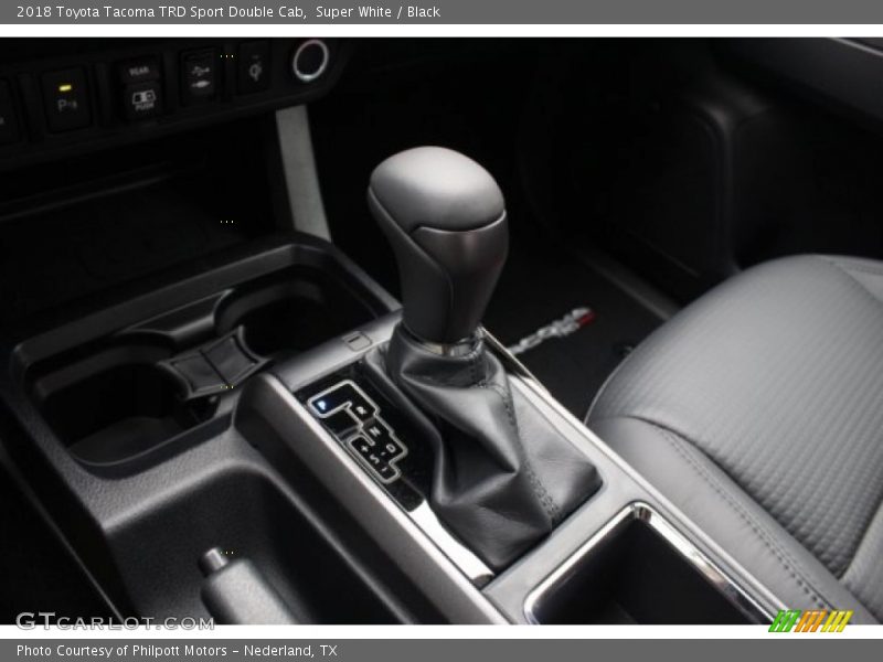 Super White / Black 2018 Toyota Tacoma TRD Sport Double Cab