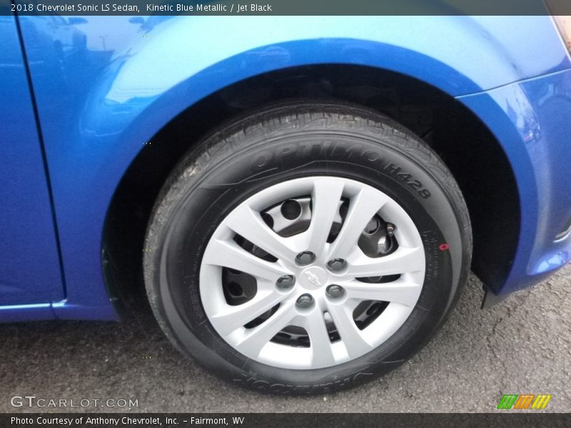 Kinetic Blue Metallic / Jet Black 2018 Chevrolet Sonic LS Sedan