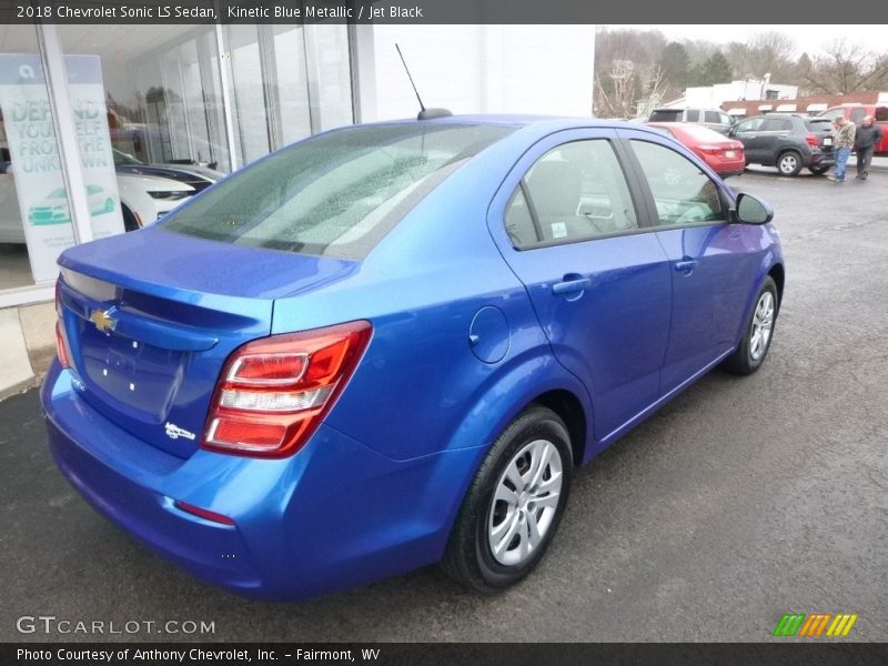 Kinetic Blue Metallic / Jet Black 2018 Chevrolet Sonic LS Sedan