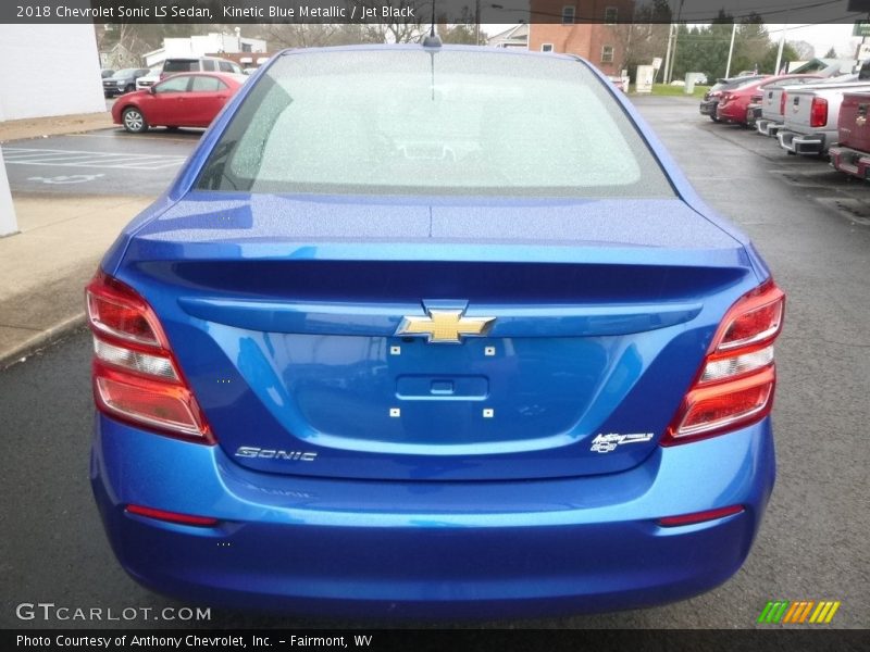 Kinetic Blue Metallic / Jet Black 2018 Chevrolet Sonic LS Sedan