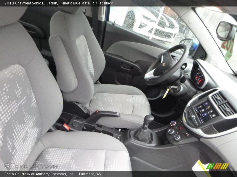 Kinetic Blue Metallic / Jet Black 2018 Chevrolet Sonic LS Sedan