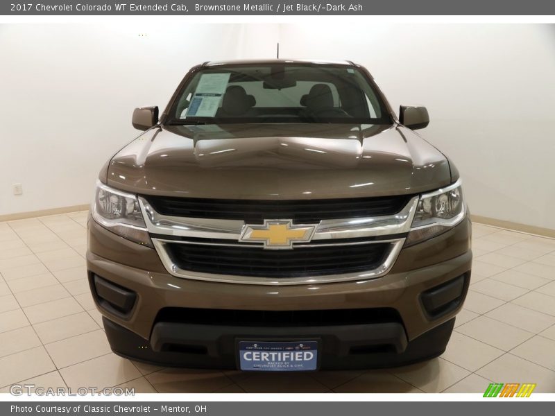 Brownstone Metallic / Jet Black/­Dark Ash 2017 Chevrolet Colorado WT Extended Cab