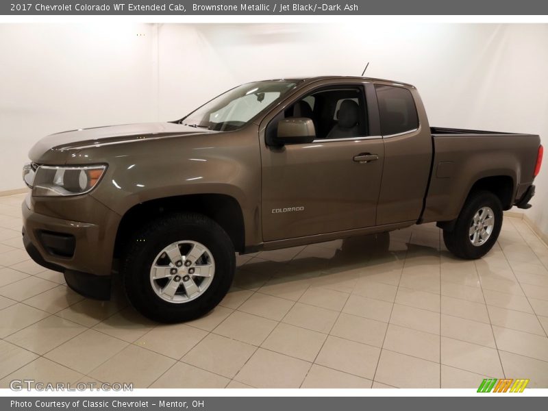 Brownstone Metallic / Jet Black/­Dark Ash 2017 Chevrolet Colorado WT Extended Cab