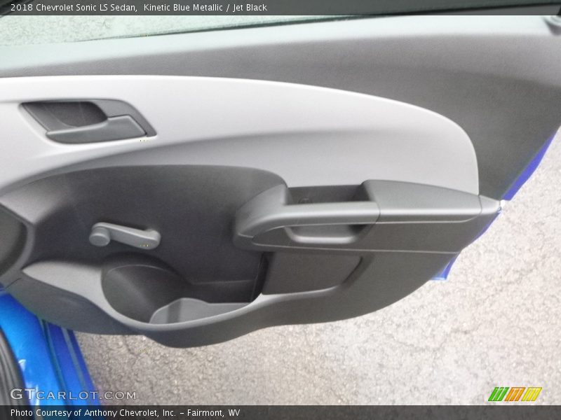 Kinetic Blue Metallic / Jet Black 2018 Chevrolet Sonic LS Sedan