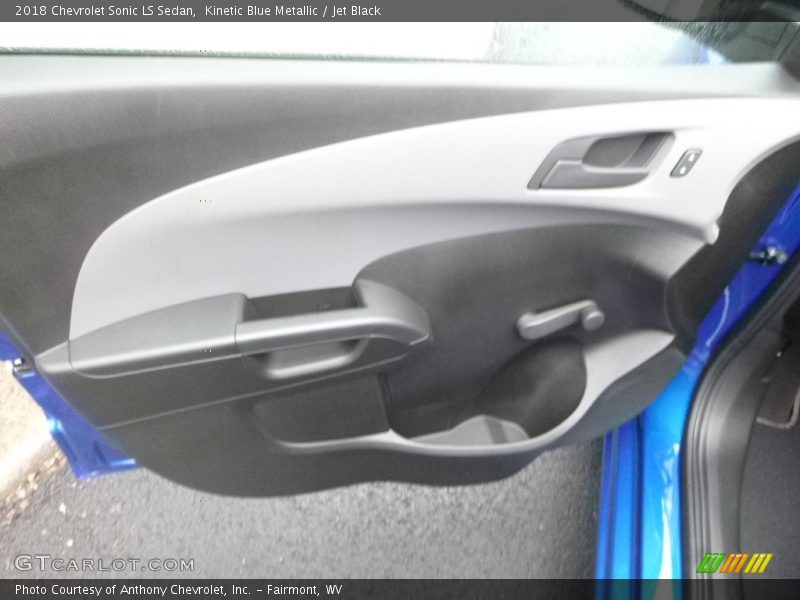 Kinetic Blue Metallic / Jet Black 2018 Chevrolet Sonic LS Sedan