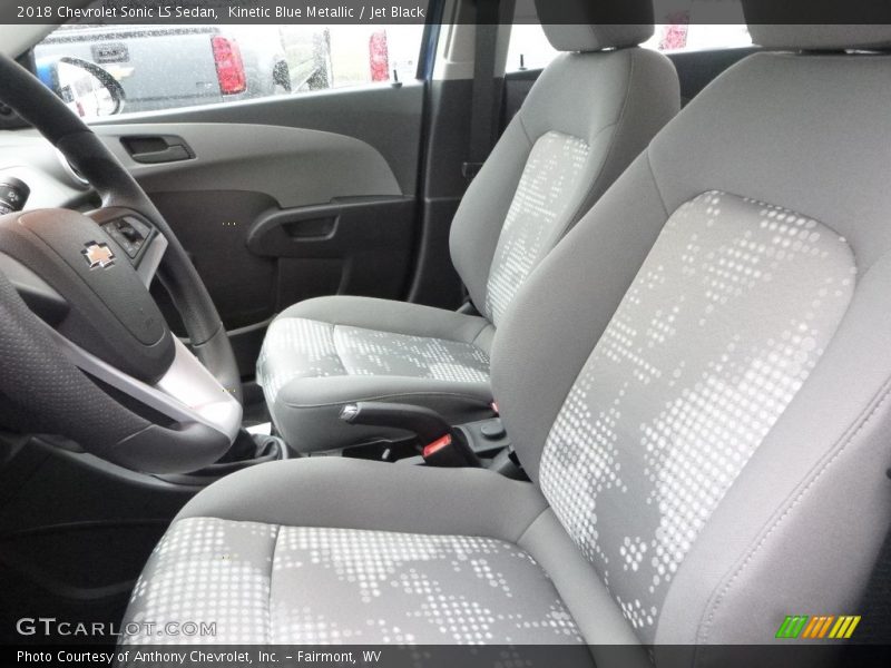 Kinetic Blue Metallic / Jet Black 2018 Chevrolet Sonic LS Sedan